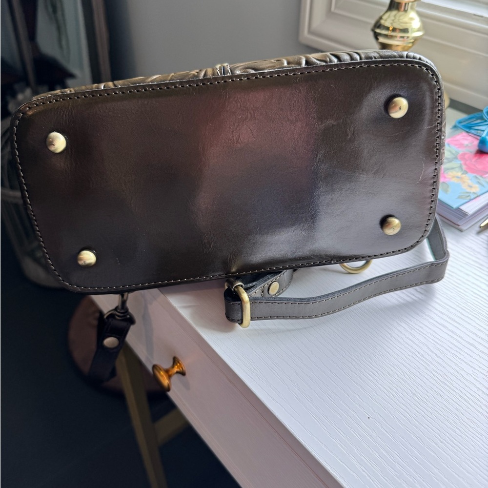 Patricia Nash Sinclair Embossed Leather backpack - Picture 3 of 6